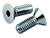 3/8-16 x 2-1/2 CHROME Flat Head Socket Cap Screw | The Nutty Company, Inc.