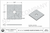 1/2 x 2" x 2 (9/16" hole) Galvanized Square Washer (1/8" Thick) | The Nutty Company, Inc.