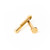 3/8"-16 x 3 1/2" Grade 8 Hex Head Cap Screw, USA. Partial Thread - Yellow Zinc Plated | The Nutty Company, Inc.