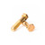 1/2-20 x 2 3/4 Grade 8 (Fine) Hex Cap Screw (PT) Yellow Zinc (USA) | The Nutty Company, Inc.