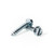 8 x 1 Slotted Hex Washer Head Sheet Metal Screw - Plated | The Nutty Company, Inc.