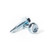 14 x 8"  Hex Washer Head #3 Point Self Drilling Screw Plated | The Nutty Company, Inc.