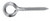 3/8 x 6 Lag Screw Eye - Plated Steel  | The Nutty Company, Inc.