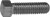 1"-8 x 2" Square Head Set Screw (FT) Case Hardened - Cup Point | The Nutty Company, Inc.