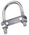 U-Bolt w/ nuts - Plated  with Plate  5/16" x 2" x 2-11/16 | The Nutty Company, Inc.
