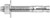 5/8 x 7  Stud Anchor - Plated | The Nutty Company, Inc.