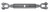 1 x 24 Jaw & Jaw Galvanized Turnbuckle (10,000# WLL) | The Nutty Company, Inc.