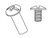 1/4-20 x 3/8" Barrel Bolt  - Zinc Plated Steel | The Nutty Company, Inc.