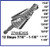 12 Step Drill - HSS 7/16"-1-1/8" 274HEX05 | The Nutty Company, Inc