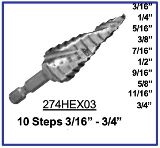10 Step Drill HSS