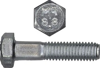 M10 x 1.5 Hex Head 8.8 DIN 931 Partial Thread | The Nutty Company, Inc.