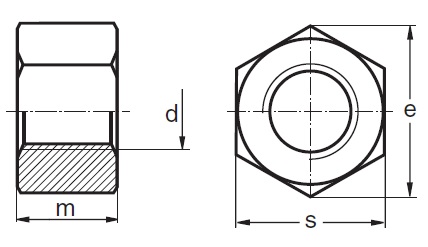 (20pcs) BelMetric M8X0.75 Stainlesss Steel A2 Metric Extra Fine Thread Thin  Jam Hex Nuts DIN 439B by NJAM8X0.75SS