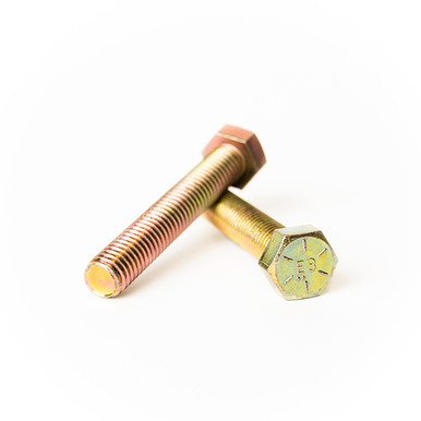 3/8-16 Grade 8 Serrated Hex Flange Bolts – Zinc Coated, Pick Your Length & Quantity