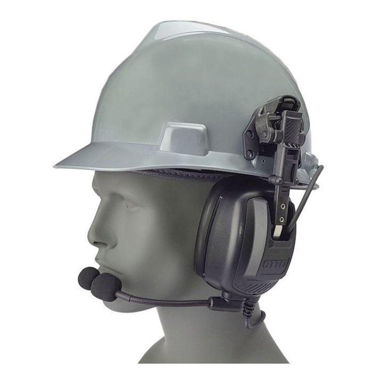 OTTO V4-11228-S ClearTrak NRX Hard Hat Mounts, Headset with