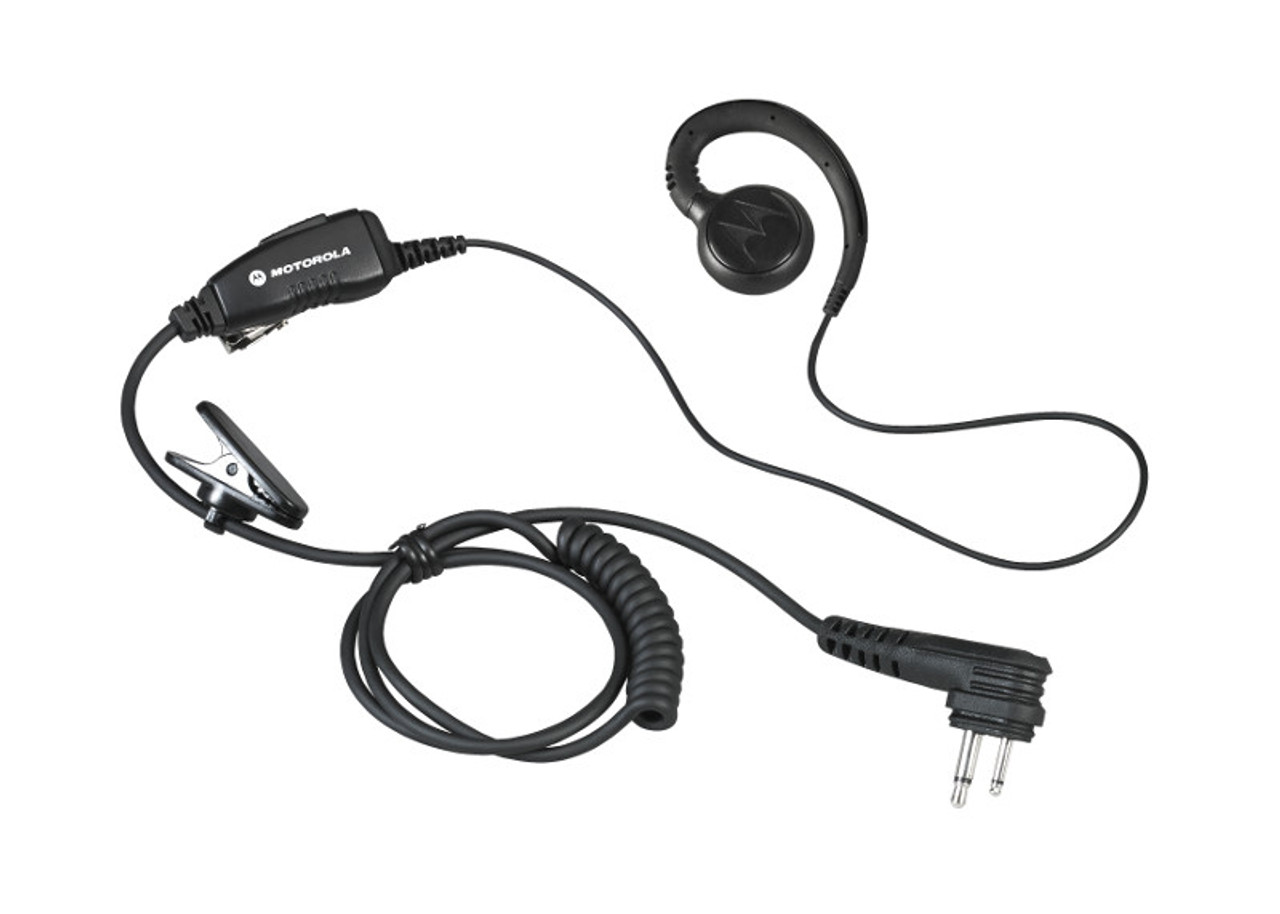 Motorola HKLN4604 Swivel Earpiece w In Line Mic and PTT