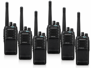 KENWOOD Kenwood NXP1300AUK Analog UHF Two Way Radio Six Pack 