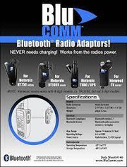 BLUCOMM Blucomm Y5 Audio Adapter for Vertex Series Radios 