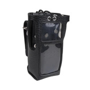  Hytera LCY006 Leather Carrying Case with LCD Display and Keypad (Thick Battery) 