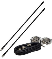 ProComm 4' SINGLE MIRROR MOUNT KIT W/ 12' COAX 