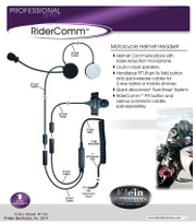 RIDERCOMM RiderComm Motorcycle Helmet Headset Kit 
