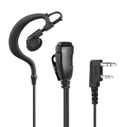 HITECH WIRELESS HT BH1-K1 Earhook and Earbud for Kenwood Dual Pin Connectors 