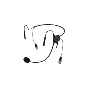 OTTO V4-HN2KB3B Hurricane II, Lightweight, Dual Speaker, 29db Reduction, Behind-the-head, With Standard PTT And 2.5mm Pigtail For Optional Remote PTT And Noise Eartips