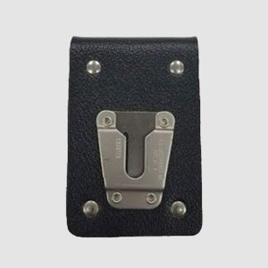 AWedge ZZ3002 3.25" leather swivel belt loop with heavy-duty snap and durable stitching.