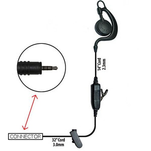 ROCKET SCIENCE Agent K3 Single Wire Surveillance Earpiece for PKT-23 