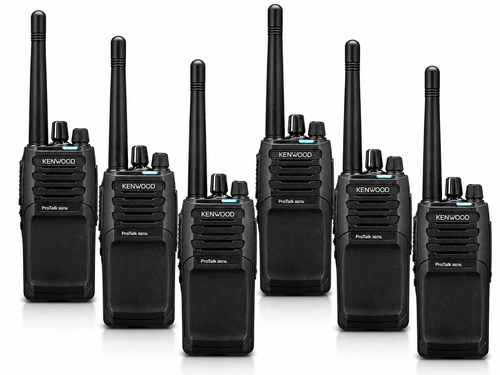 KENWOOD Kenwood NXP1300AUK Analog UHF Two Way Radio Six Pack 