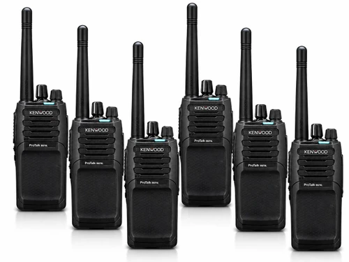 KENWOOD Kenwood NXP1300AUK Analog UHF Two Way Radio Six Pack 