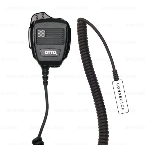 OTTO V2-R2BB5112-US-RRevo NC2 Noise Canceling With Coiled Cable, 3.5mm Earphone Jack, USA Flag-Red Line