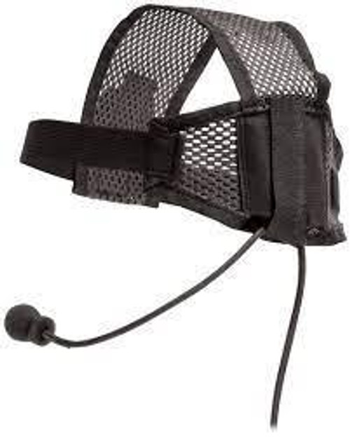 OTTO V4-10973 Tactical III , Over-the-head Nylon Strap, Boom Microphone, Ruggedized PTT