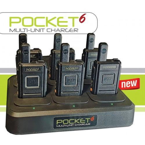 BLACKBOX Blackbox Pocket G3 UHF Two Way Radio 6-Pack 