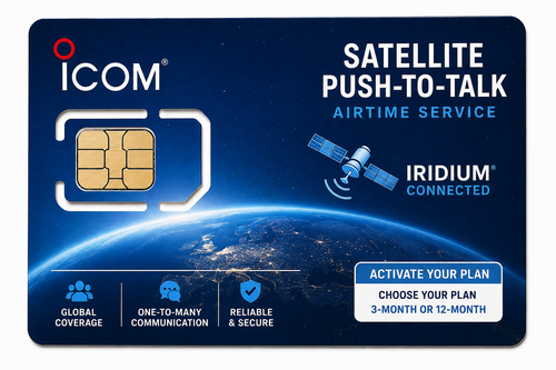 Icom IC-SAT100 Satellite PTT Airtime Plans | HiTech Wireless (iridium-Connect)