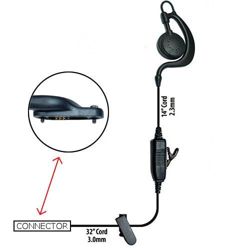 ROCKET SCIENCE Agent Single Wire Surveillance Earpiece For Vertex Y5 