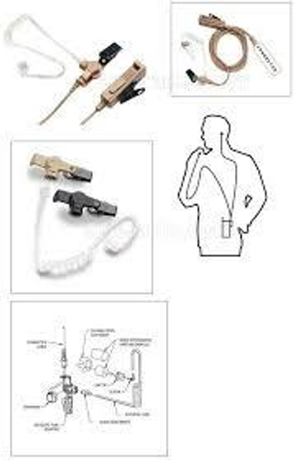 OTTO V1-10670 Two Wire Palm Mic Kit Beige