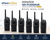 Kenwood NXP1300AUK Analog UHF Two Way Radio Six Pack