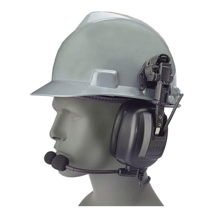 OTTO V4-11228-S ClearTrak NRX Hard Hat Mounts, Headset with Earcup