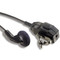 KENWOOD Kenwood KHS-26 Earbud with Clip Mic PTT Earphone 
