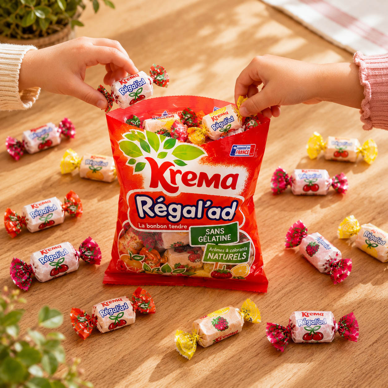 Krema Régalad French Candy | Assorted Fruit Chews 150g
