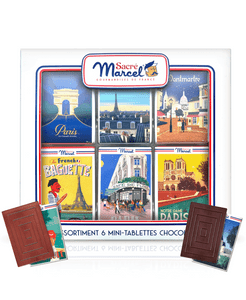 Sacre Marcel 6 Mini chocolate bars Sacre Marcel 6 Mini chocolate bars