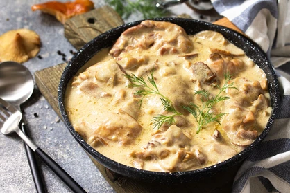 Poulet sauce moutarde