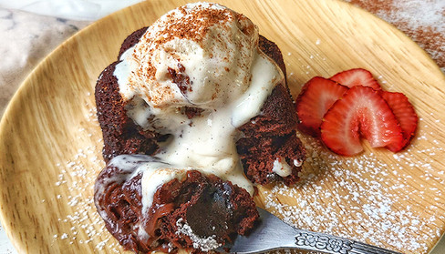 Eggless Chocolate Lava Cake Eggless Chocolate Lava Cake