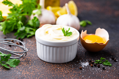 Homemade French mayonnaise