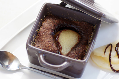 Pear and chocolate gooey cake Pear and chocolate gooey cake