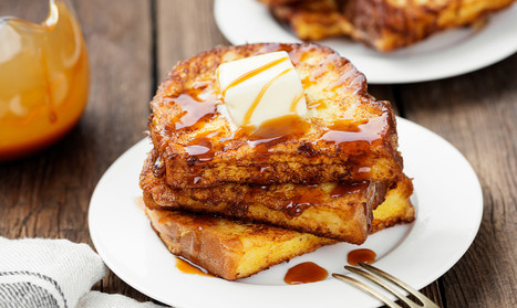 Salted caramel French toast