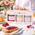 French jam gift set breakfast scene with toast and butter, artisanal preserves made in Paris, perfect brunch and gift idea