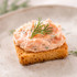 toast with salmon spread