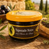 Délices du Luberon Black Olive Tapenade jar — classic Provençal black olive spread with Luberon hills in background, Product of France