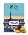 Paris roof collectible tin box with macarons biscuits